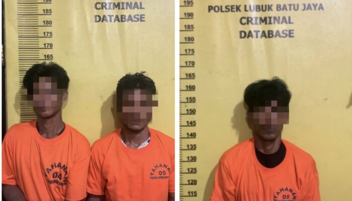 Polsek LBJ Ungkap Kasus Narkoba Dikecamatan Pasir Penyu, Hasilnya Tiga Tersangka Dibekuk