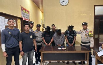 Simpan Sabu di Plat Kendaraan, 2 Pria Terjaring Ops KRYD Polsek Panipahan dan 1 Lainnya Terseret 