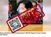 [HOAKS] Klaim Wapres Gibran Serahkan Surat Pengunduran Diri ke DPR RI