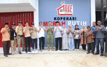Dandim 0314/Inhil Hadiri Launching Virtual Operasionalisasi 1061 Kopdes Se-Nusantara