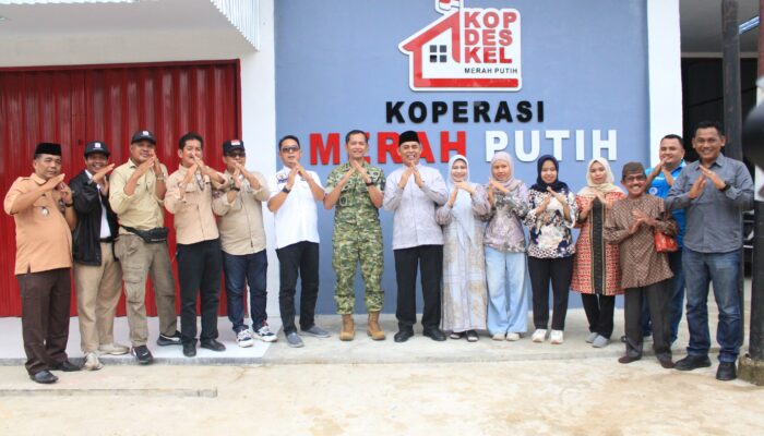 Dandim 0314/Inhil Hadiri Launching Virtual Operasionalisasi 1061 Kopdes Se-Nusantara