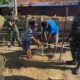 Satgas Pamtas Yonif 763/SBA Pos Joshiro Laksanakan Kegiatan Pembuatan Sumur Bor Bersama Babinsa Kodim 1807 Sorong Selatan Papua Barat