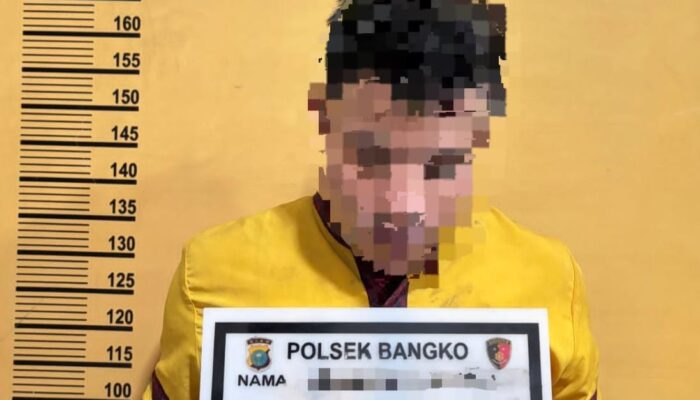 Polsek Bangko Amankan Pria Diduga Terlibat Penyalahgunaan Sabu di Hotel