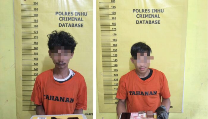 Polsek Kelayang Bekuk 2 Pengedar Sabu di Talang Pring, Puluhan Gram BB Disita