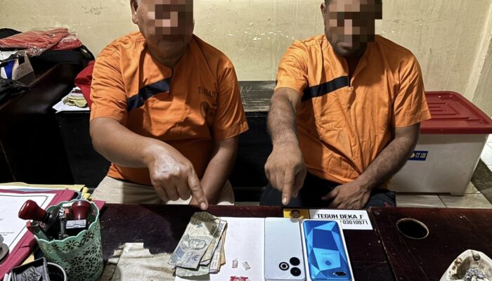 Jadi Pengedar Sabu, Kakek 66 Tahun Bersama Anak Buahnya Dibekuk Polsek Peranap