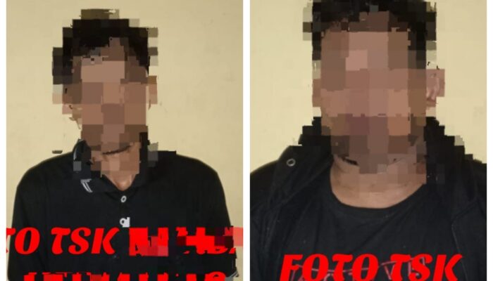 Gasak Kabel PT Petronesia Benimel, Dua Pria Dibekuk Satreskrim Polres Rohil