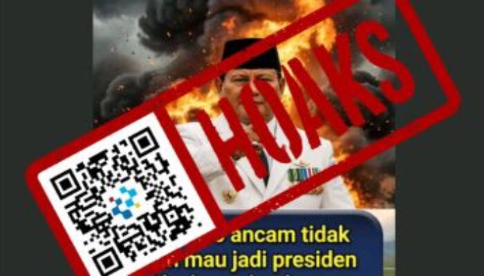 [HOAKS] Presiden Prabowo akan Mundur jika MBG Dihentikan