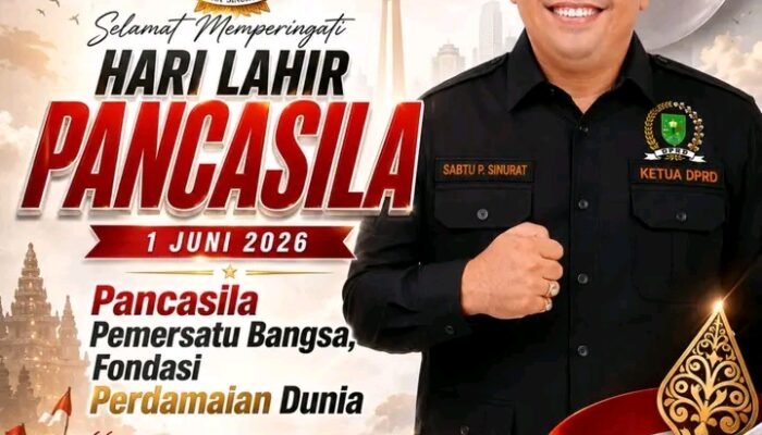 Ketua DPRD Inhu Sabtu P. Sinurat: Amalkan Pancasila, Jaga Persatuan dan Gotong Royong untuk Indonesia Maju