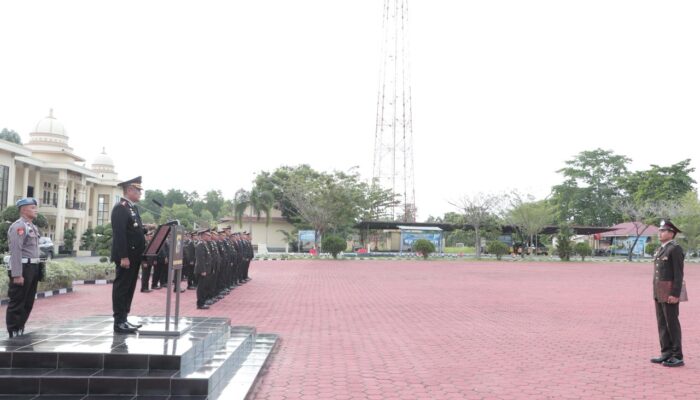 Polres Rokan Hilir Gelar Upacara Peringatan Hari Lahir Pancasila Tahun 2026