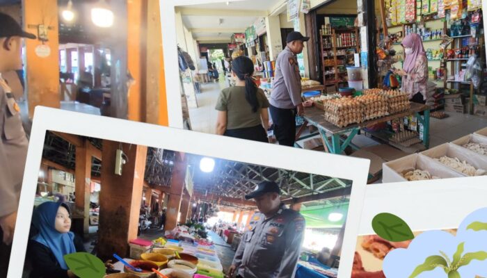 Pastikan Stabilitas Ketahanan Pangan, Polresta Pekanbaru Pantau Harga Sembako di Pasar Limapuluh 