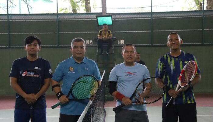Kodam XIX Tuanku Tambusai dan PELTI Riau Gelar Friendly Match, Perkuat Sinergi Majukan Olahraga Tenis