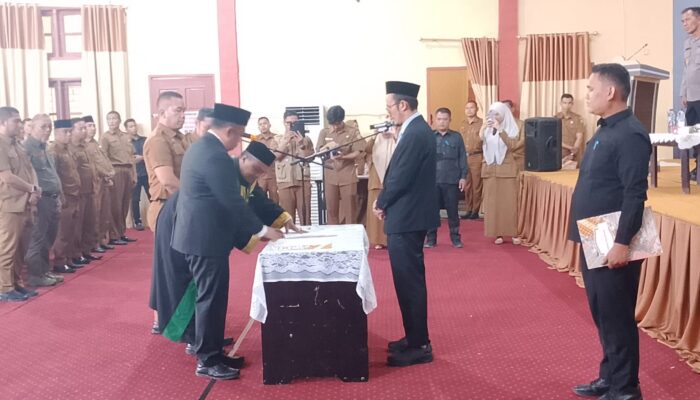 Rasyid Bancin Lantik Asrul Assani, M.Si Jadi Sekda Definitif Kota Subulussalam