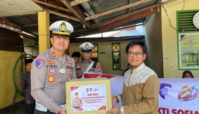 HUT Bhayangkara ke-80, Polres Inhu Berbagi 250 Paket Sembako ke Panti Asuhan Nur Ananda Putri Rengat