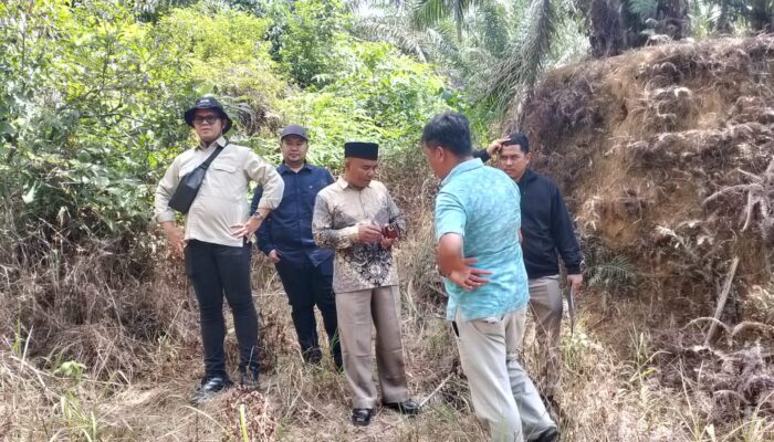 Sidang Lapangan Sengketa Lahan di Desa Lae Saga Digelar, Penggugat dan Tergugat Hadir