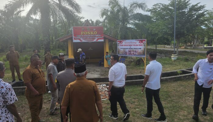 Ditresnarkoba Polda Riau Nilai Kampung Tangguh Anti Narkoba Labuhan Tangga Baru Rohil