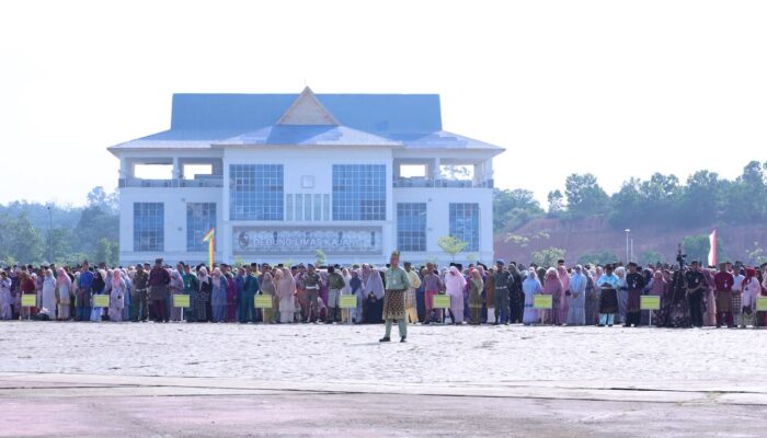 Kapolresta Pekanbaru Hadiri Upacara HUT Kota Pekanbaru ke-242, Wujud Sinergi Polri-Pemda