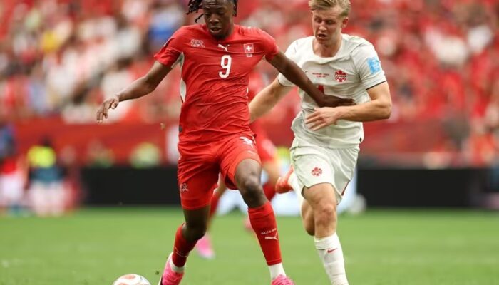 Hasil Swiss 2-1 Kanada Piala Dunia 2026: Johan Manzambi Bintang, Nati Juara Grup B
