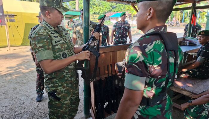 Asrendam XIX/Tuanku Tambusai Tinjau Kesiapan YTP 898/PC, Pastikan Pembangunan dan Sarana Prasarana Sesuai Standar