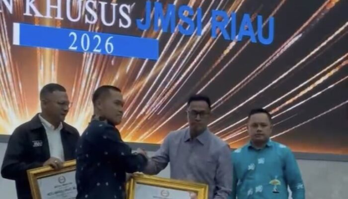 Ketua JMSI Kuansing Rowandri Raih JMSI Award 2026, Sebagai Tokoh Muda Terbaik Dekat dengan Rakyat
