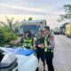 Satlantas Polres Pelalawan Tindak Tegas Pelanggar Antrean di KM 75 Jalan Lintas Timur, Arus Dijaga 24 Jam