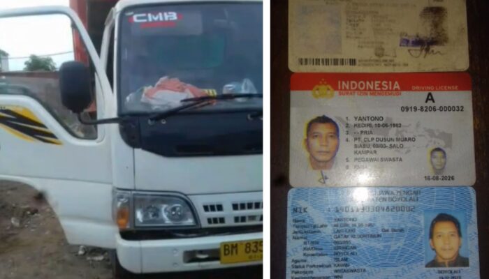 Bawa Kabur Dump Truk, Pemilik CV Maju Jaya Siapkan Imbalan Rp20 Juta Bagi Penemu
