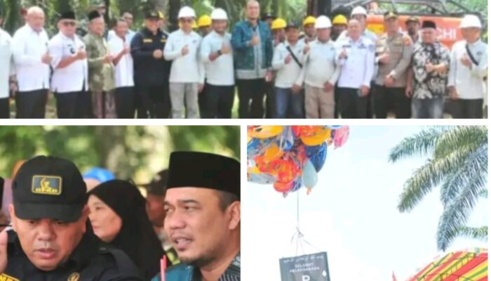 Ketua DPRD Inhu Sabtu P. Sinurat Hadiri Tasyakuran PSR Kelompok Tani I Desa Kerubung Jaya, Dorong Kesejahteraan Petani Sawit
