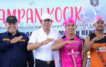 Danau Raja Bergemuruh: Ketua DPRD Inhu Sabtu Sinurat dan Wabup Hendrizal Lepas Pacu Sampan Mini Sambut 1 Muharram 1448 H