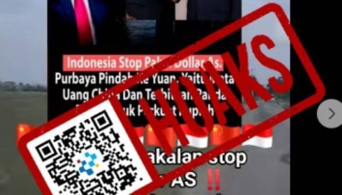 [CEK FAKTA] Viral Klaim RI Stop Dolar AS Ganti Yuan Cina, Bank Indonesia: Itu Hoaks