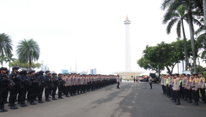 Polri Kerahkan 619 Personel Gabungan Amankan 3 Aksi Unras di Jakpus