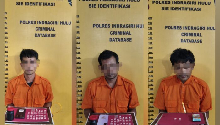 Pedagang, Pembeli Serta Penyimpan Narkotika Digulung Polisi Sektor LBJ, Tiga Pria Tak Berkutik   