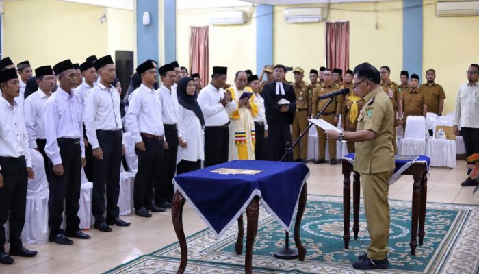 Bupati Asmar Lantik 144 Anggota BPD Se-Kepulauan Meranti, Tekankan Kemitraan dan Pengawasan Desa