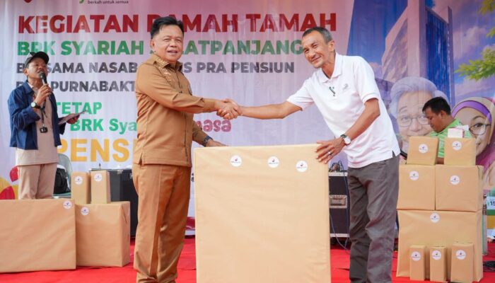 Melalui Sinergi Dengan BRK Syariah, Bupati Asmar Dorong Kemudahan Layanan Pensiun ASN