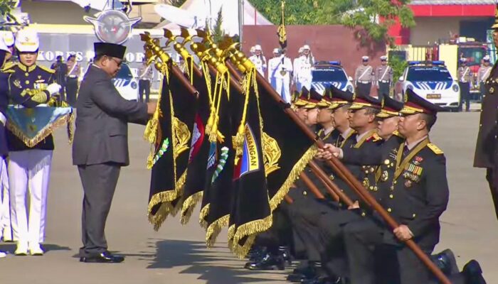 Presiden Prabowo Anugerahkan Nugraha Sakanti ke Polda Riau di Hari Bhayangkara ke-80