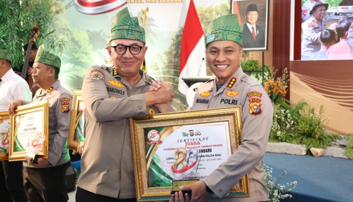 Polresta Pekanbaru Raih Sejumlah Prestasi di Hari Bhayangkara ke-80, Ada Manajemen Media Terbaik Tingkat Nasional 