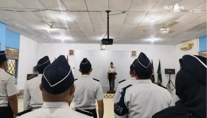 Awali Pekan dengan Semangat Disiplin, Rutan Rengat Gelar Apel Senin Pagi