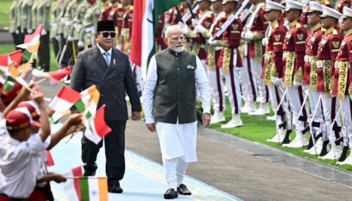120 Pasukan Berkuda Kawal PM Modi, Prabowo Sambut dengan Pelukan Hangat