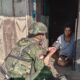 Wujudkan Kemanunggalan TNI-Rakyat, Satgas Yonif 645/GTY Gelar Pelayanan Kesehatan di Yalimo