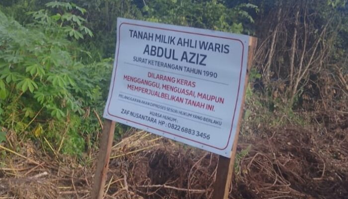5 Bulan Jalan di Tempat, Kuasa Hukum Ahli Waris Sengketa Lahan Parit 19 Kuala Sebatu Desak Polisi Periksa Kades dan Camat