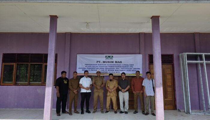PT Musim Mas Bangun 3 Ruang Kelas TK di Pesaguan, Wujud Nyata CSR Pendidikan