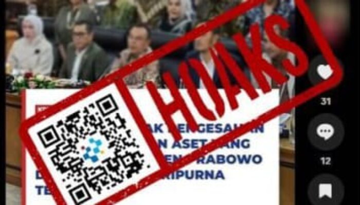 CEK FAKTA HOAKS, Narasi DPR Tolak RUU Perampasan Aset Beredar, Ini Klarifikasi Resmi DPR RI