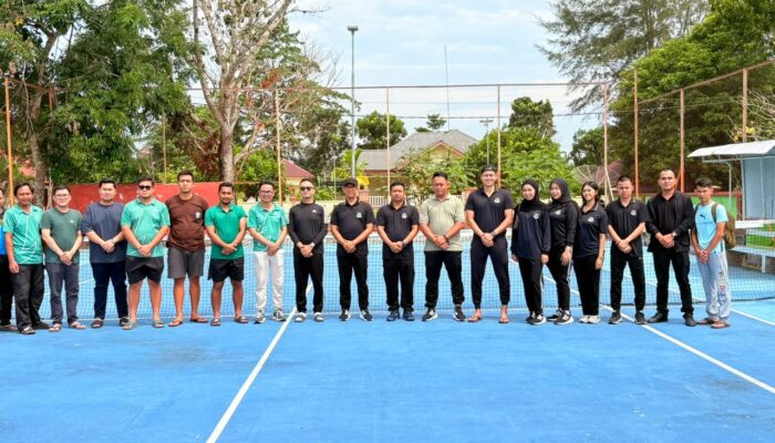 Kejari Subulussalam dan PN Singkil Main Tenis Bareng, Perkuat Sinergi Penegakan Hukum