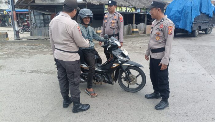 Polsek Batang Tuaka Gelar KRYD, Sasar Premanisme dan Kejahatan Jalanan