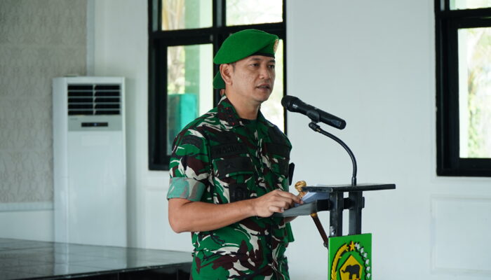 Dandim 0314/Inhil Pimpin Korp Raport Tradisi Pindah Satuan, Lepas Kapten Inf Arwansyah Siregar