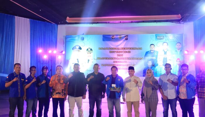 Polres Inhil dan KNPI Gelar Silaturahmi Sabuk Kamtibmas, Peringati HUT KNPI Ke-53 di Lapangan Gajah Mada