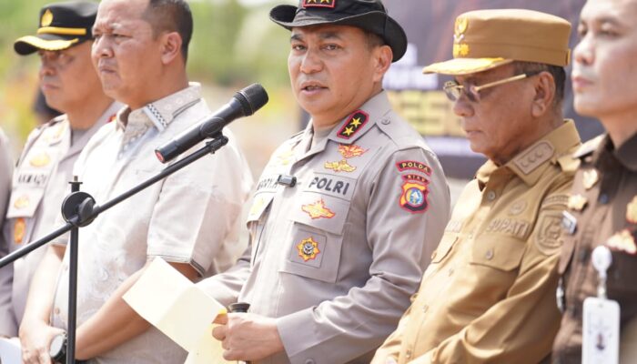 Kapolda Riau Datangi Lokasi Perusakan Mangrove Seluas 118 Hektare di Rohil, 2 Pelaku Ditangkap