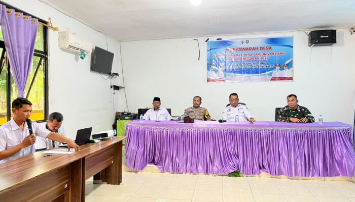 Pemdes Tanjung Medang Rumuskan RKP 2027, Usulan Warga Jadi Prioritas