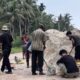 Tanpa Dana Pemda, Mahasiswa UIN Suska Gotong Royong Bangun Jalan Tanjung Pidada