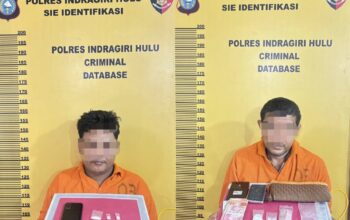 Mencoba Kabur dan Buang Barang Bukti, Dua Pria Diringkus Satresnarkoba Polres Inhu di Lokasi Berbeda Rengat Barat