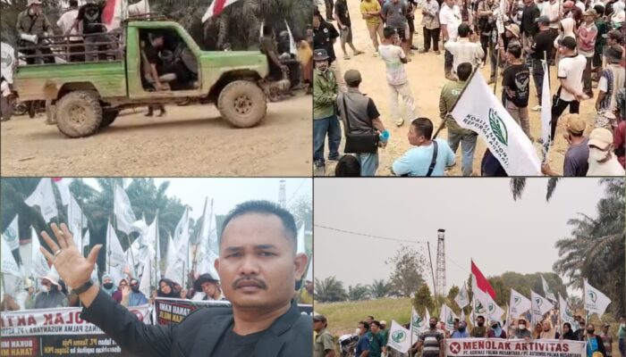 500 Warga Kepayang Sari Gelar Aksi Damai, Tolak Operasional PT Agrinas Palma di Lahan Eks PT Tasma Puja