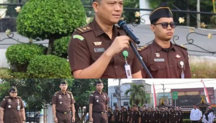 Kasi Intelijen Kejari Inhu Hamiko Pimpin Apel Pagi, Tekankan Disiplin dan Profesionalisme